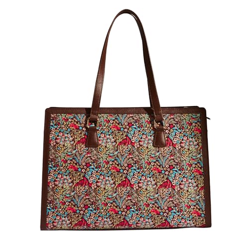 TEAL-BY-CHUMBAK-Rainforest-Office-Tote