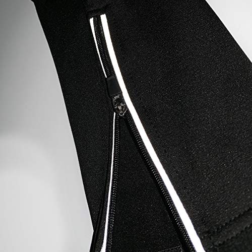 Men's Cycling Bib Tights 4D Padded Winter Thermal Wear Up Classic Series Bike Pants Outdoor Leggings Cycle Riding Bike Clothes (S, BIB) Black - Thumbnail 4