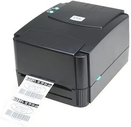 TSC Ttp 244 Pro Barcode Monochrome Wired Home Inkjet Printers 203 Dpi Desktop Thermal Transfer Label Bar Code, Black
