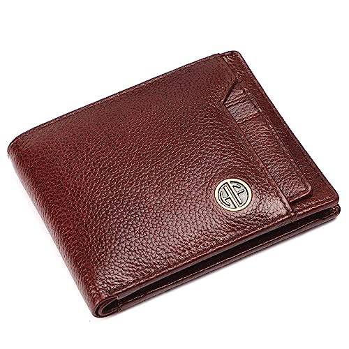 HAMMONDS FLYCATCHER Genuine Leather Wallets For Men, Brown – RFID Protected Leather Wallet For Men – Mens Wallet With 6 Card Slots – Gift For Valentine Day, Father’s Day, Birthday, Raksha Bandhan For Rs. 479 @ 70% off