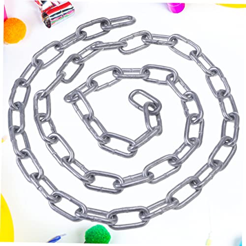 Gatuida Metal 3 correntes de aço inoxidável lustre preto zincado candelabro preto corrente zincada c