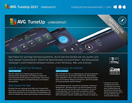 AVG TuneUp 2022 | Unbegrenzte Geräteanzahl | 1 Jahr | Junk-Dateien entfernen und das System beschleunige - Image 3
