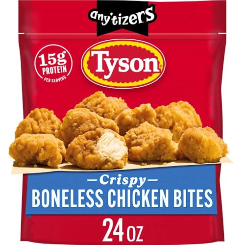 Tyson Any'tizers Popcorn Chicken, Frozen Appetizers, 24 oz