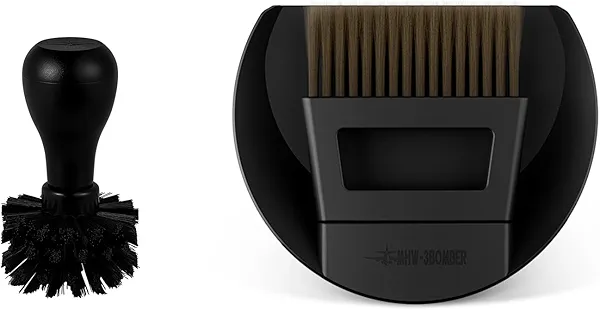 MHW-3BOMBER Portafilter Brush and Handheld Dustpan Brush Set