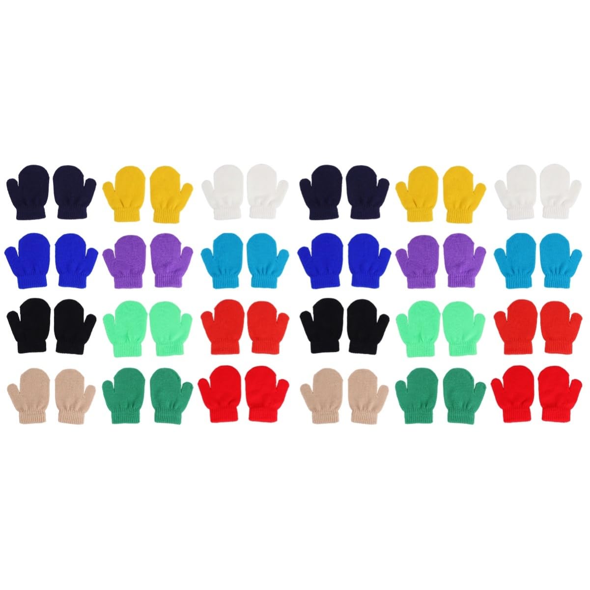 ibasenice Strickhandschuhe Für Arm Vlies Fäustlinge Kinderhandschuhe Gestrickter Fäustling Für Neutrale Handschuhe Einfarbiger Fäustling Für Acryl