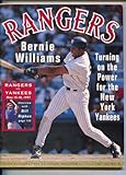 Texas Rangers vs N.Y. Yankees MLB Game Program 1982-pix-info-stats-Bernie Williams cover-VF