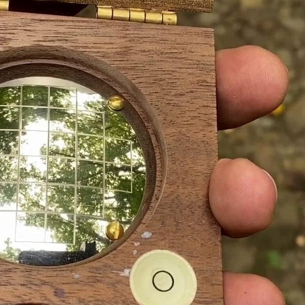 Handmade Professional Forestry Tool in Wooden Box, Forest Canopy Density Measurement Instrument Gift
