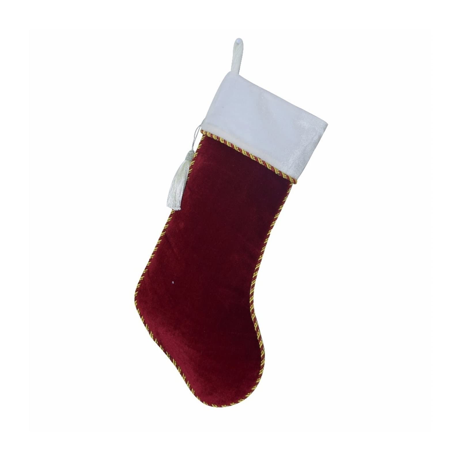 ZZSRJ Rote dekorative Socken Weihnachtssocken, Weihnachten, Heimtextilien (Color : Red and White, Size : One Size)