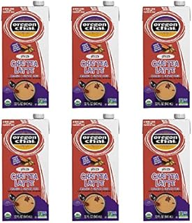 Oregon Chai Spiced Chai Tea Latte Concentrate, 32 Ounce (Pack of 6)