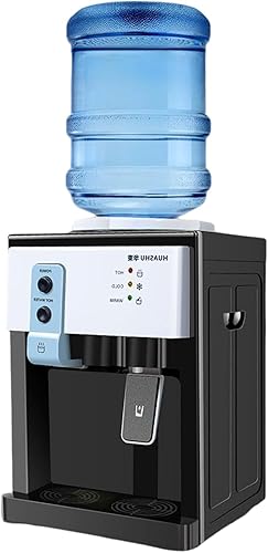 Top Loading - Dispensador de enfriador de agua para encimera con agua caliente y fría, dispensador de enfriador de agua fría y caliente