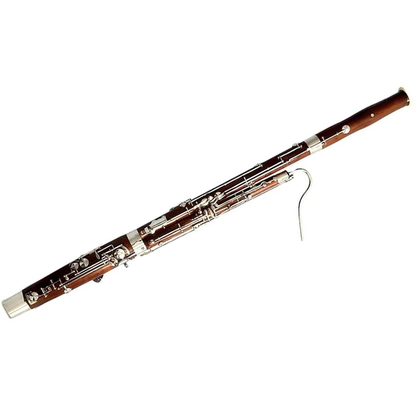 Fagotto Per Principianti, Corpo In Tubo Di Legno D'acero, Chiave Nichelata, Fagotto Tono C Con Custodia In Tela Fagotto Per Principianti