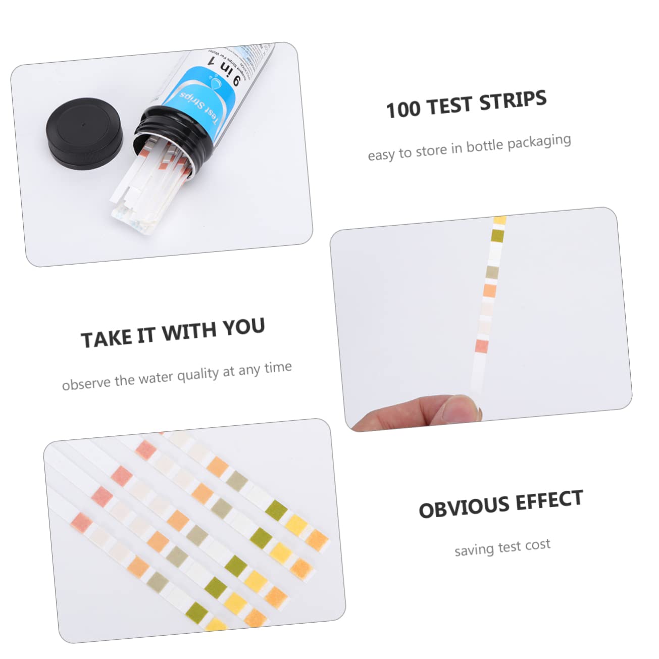 150pezzi Reattive Per Test Della Kit Test Ph Per Acquari e Potabile Facile