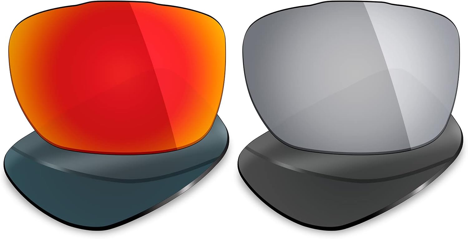 Mryok 2 Pair Polarized Replacement Lenses for Oakley TwoFace Sunglass - Options