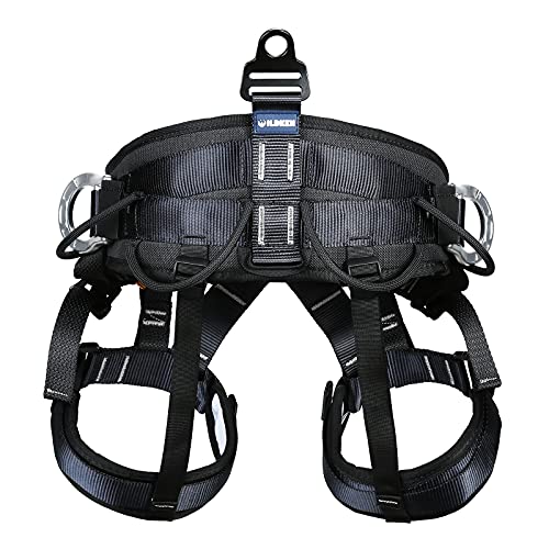 Foto von Wildken Mehrzweck Klettergurt Taille Hüfte Schutz Gürtel für Bergsteigen Baumklettern (Halber Körper 5)