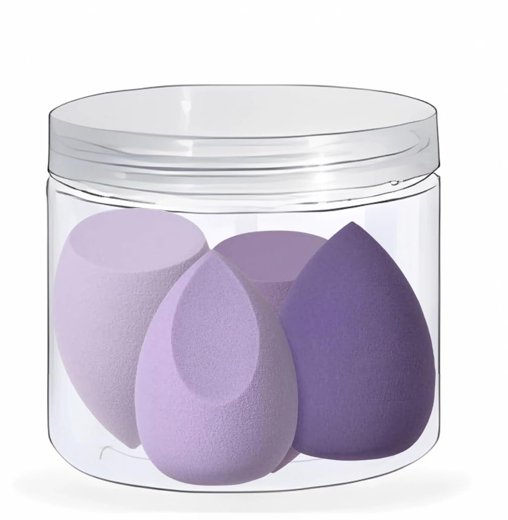 Stianiiile Make-up-Schwamm 4er-Set, latexfrei, Blender Beauty für Flüssigkeit, Creme und Puder, weich und flexibel, Wonder Blender, Beauty Sponges, Super Soft Wonder Beauty Cosmetic