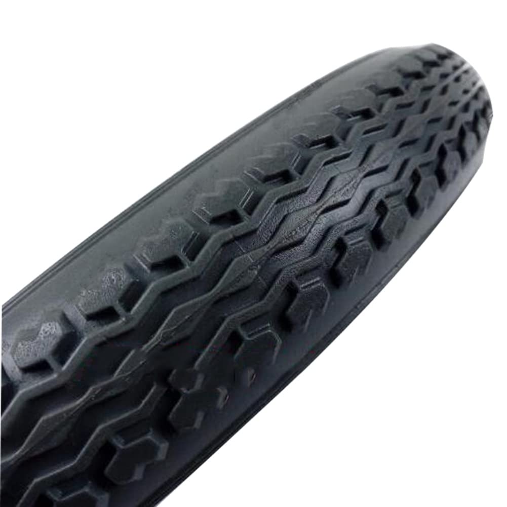 1 para pełnych kół zamiennych do wózka inwalidzkiego, 12 ½X 2 ¼ PU, tylne koła wózka inwalidzkiego bez pompki, 12-calowe (30 cm) przednie koło z łożyskiem 12 mm/czarne