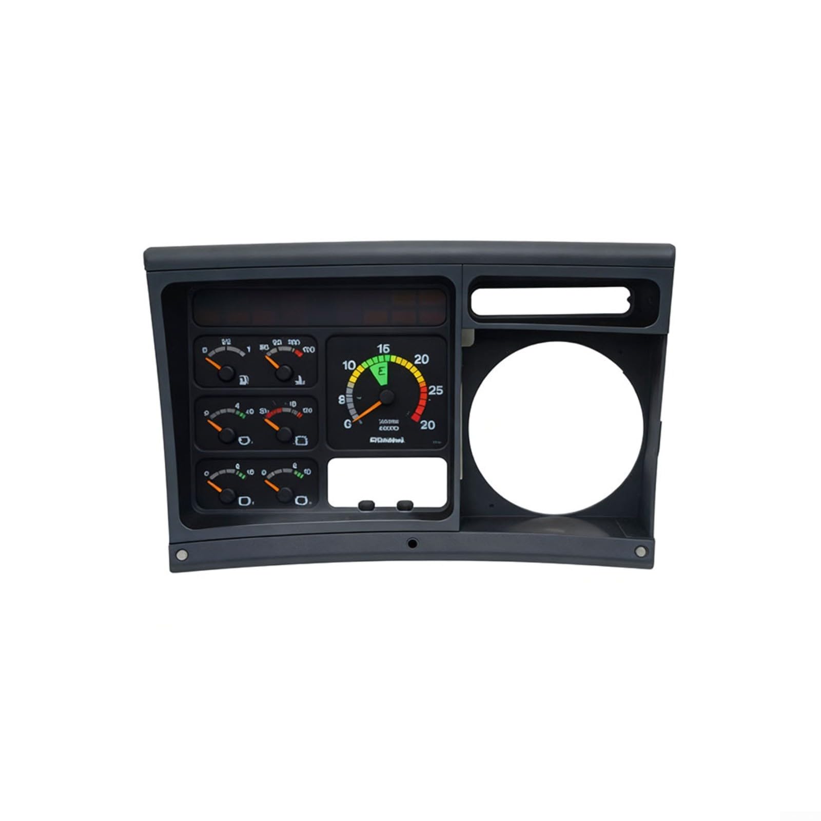 Conjunto de carcasa de instrumento para Scania 113/124, OEM 1109992 caja de tablero de instrumentos, pieza de repuesto de plástico ABS negro, ajuste directo resistente al desgaste