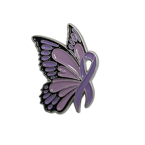 Fibromyalgia awareness pin, fibromyalgia, fibro warrior. purple ribbon awareness, chronic pain, spoonie awareness. Fibromyalgia gift