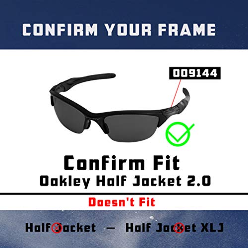 Image of HD Yellow Half Jacket 2.0 Lenses Replacement for Oakley Sunglass OO9144