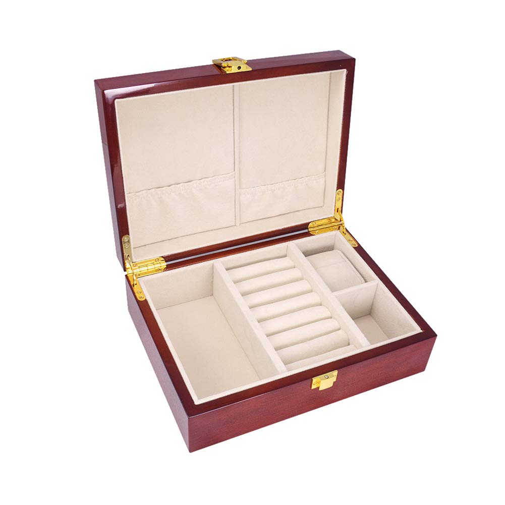 Boîte de Rangement pour Boutons de Manchette en Bois, collectionneurs, Voyageurs, boîte de Rangement pour Boutons de Manchette, Cravate, étui à Bijoux