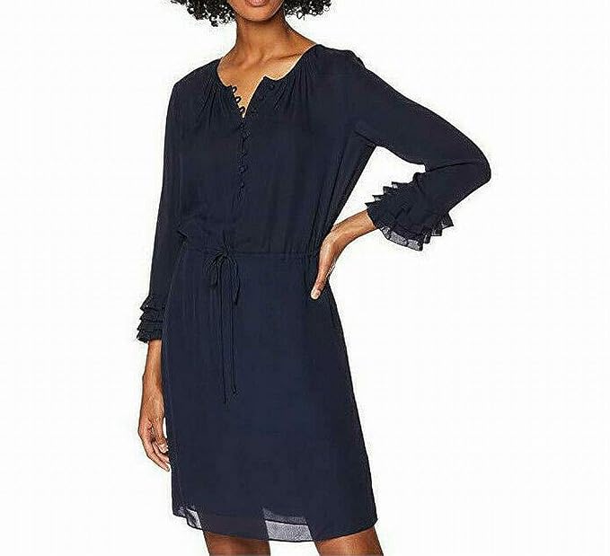 Long Sleeve Ruffle Dress 