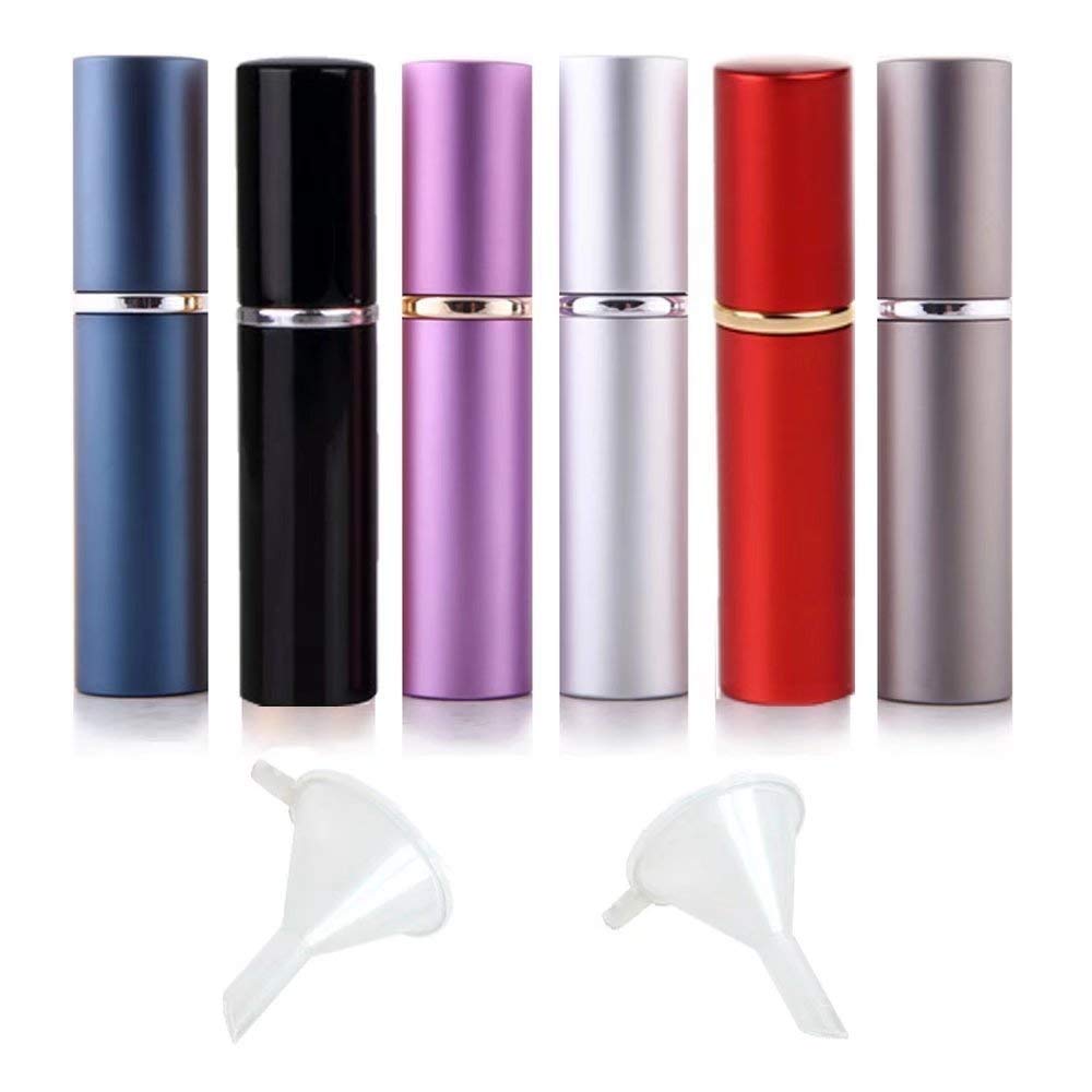 Travel Perfume Atomiser Refillable - Mini Aftershave Spray Bottle - Small Glass Fragrance Atomizer for Women - Portable Empty Cologne Refill Pump Dispenser (3PCS)(MULTICOLOUR)-image-25