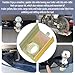 Upgrade 22323 Anti-Rattle Hitch Pin Shim Device Compatible with 2-Inch Receiver (5/8-in Hole), Protection Against Vibration and Noise