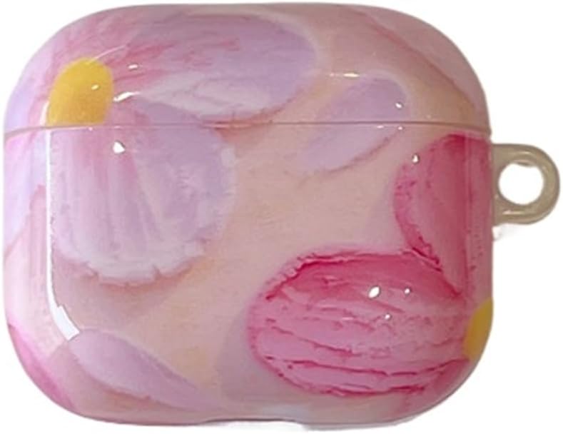 Cute Retro Flower Design AirPods Case