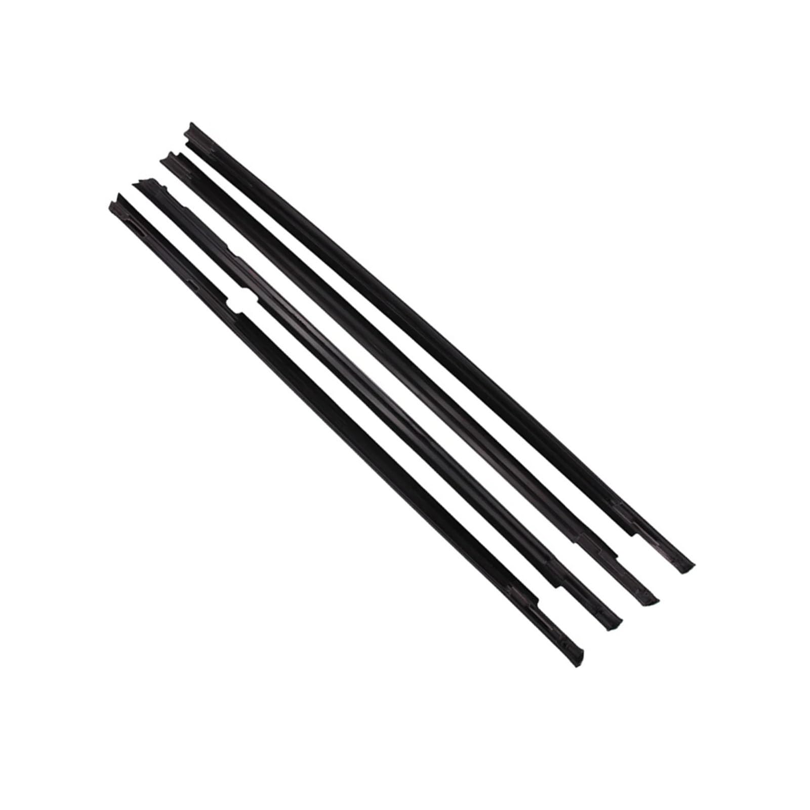 Automotive Window Seals Compatible with Mitsubishi for Lancer 2008-2018 for Sportback 2009-2014 for Evo 2008-2015 4pcs Car Outer Weatherstrip Window 5727A006