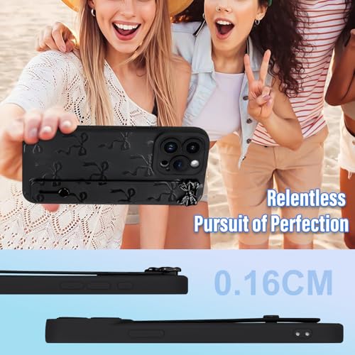 Coque iPhone 15 Pro avec sangle poignet et béquille intégrée OOK
