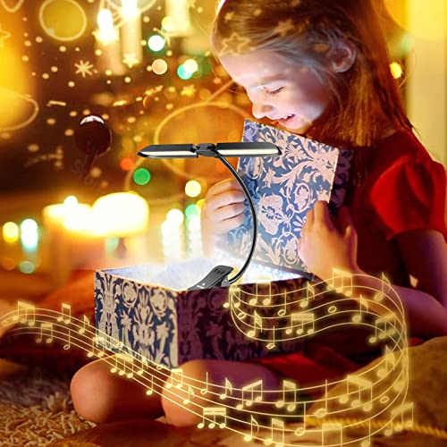 Vekkia Folding Music Stand Light, Portable 42 Led Rechargeable Super Bright Clip On Piano Lamp,Professional 5 Brightness×3 Color Temperature, Perfect For Grand Piano, Book Reading #TOP7