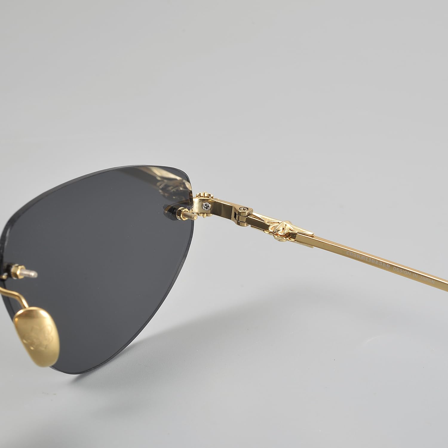 Modne okulary przeciwsłoneczne damskie bezramkowe UV400