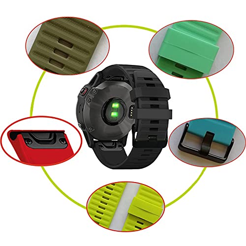 Correa silicona compatible Garmin 22mm rápida ajuste miniatura 2