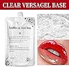 PARAMISS Lip Gloss Base 10 Ounce (350 ML) Clear Lip Gloss Non-Stick Moisturizing Versagel lip gloss base DIY Handmade Lip Gloss Lip Balms Lip Plumper Making Organic Lip Gloss Supplies (A)