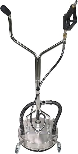 Miniatura 3 de Erie Tools 21 superficie de acero inoxidable limpiador con puerto ruedas de aspiradora y varita Arandela de presión fijación 4000PSI 12GPM