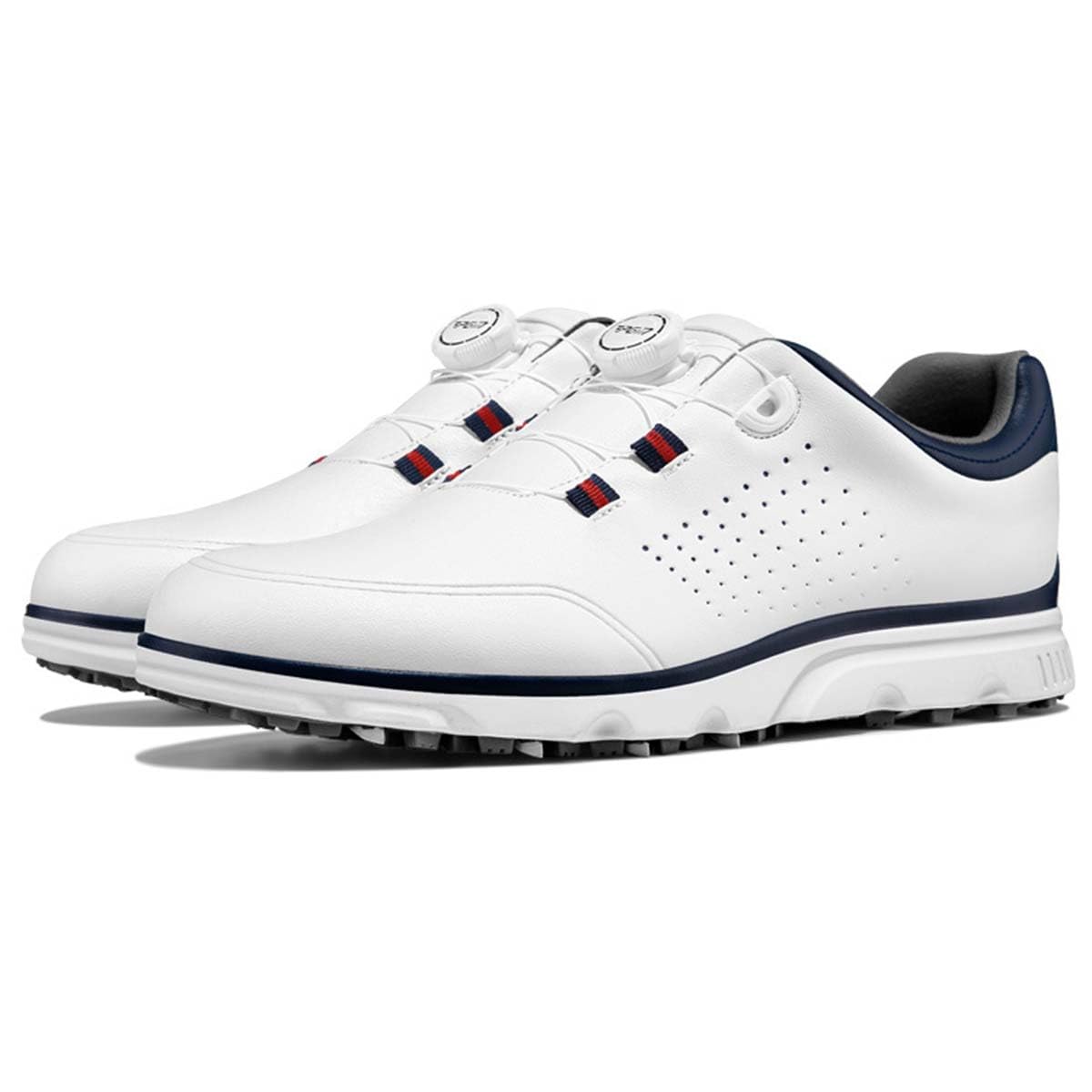 Zapatos de Golf de Cuero sin Clavos Impermeables para Hombre