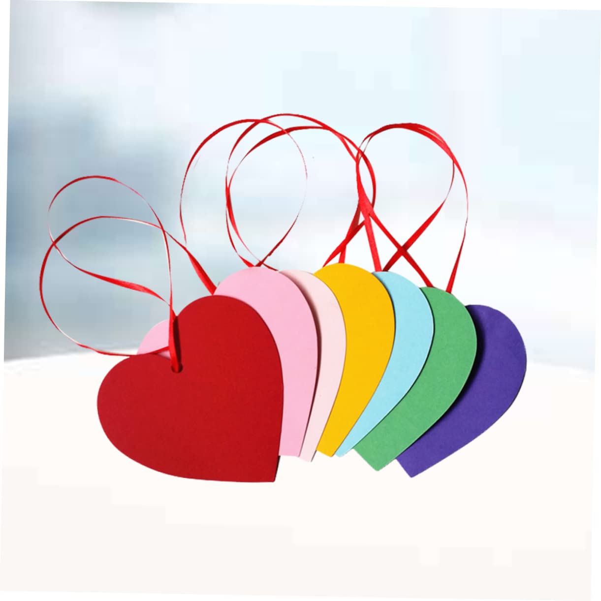 STOBOK 150 Stk Hochzeitskarten Babygeschenke Für Babys Baby-geschenk Hochzeitsbanner-karte Grußkarten-sortiment Weihnachtsgeschenkanhänger Aus Papier Karte in Herzform Erntedankfest-karte
