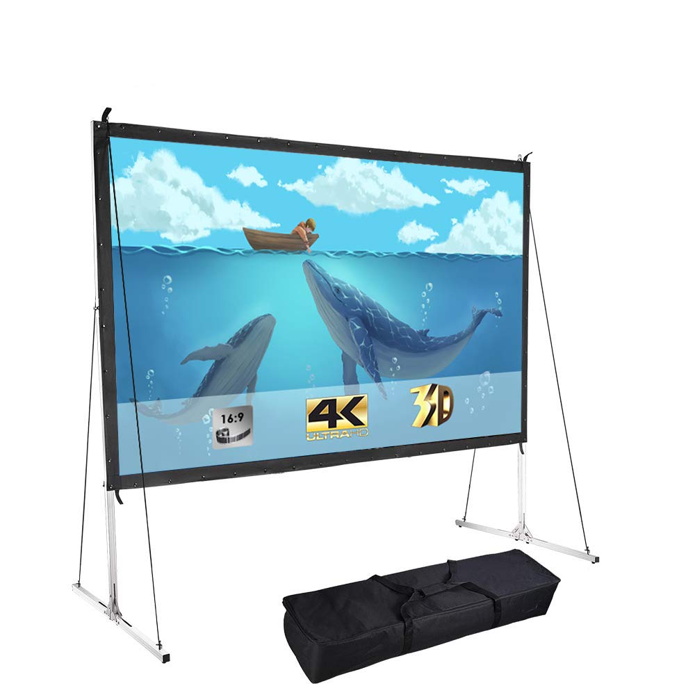 Amazon | Instahibit 120インチ 16:9 HD プロジェクタースクリーン