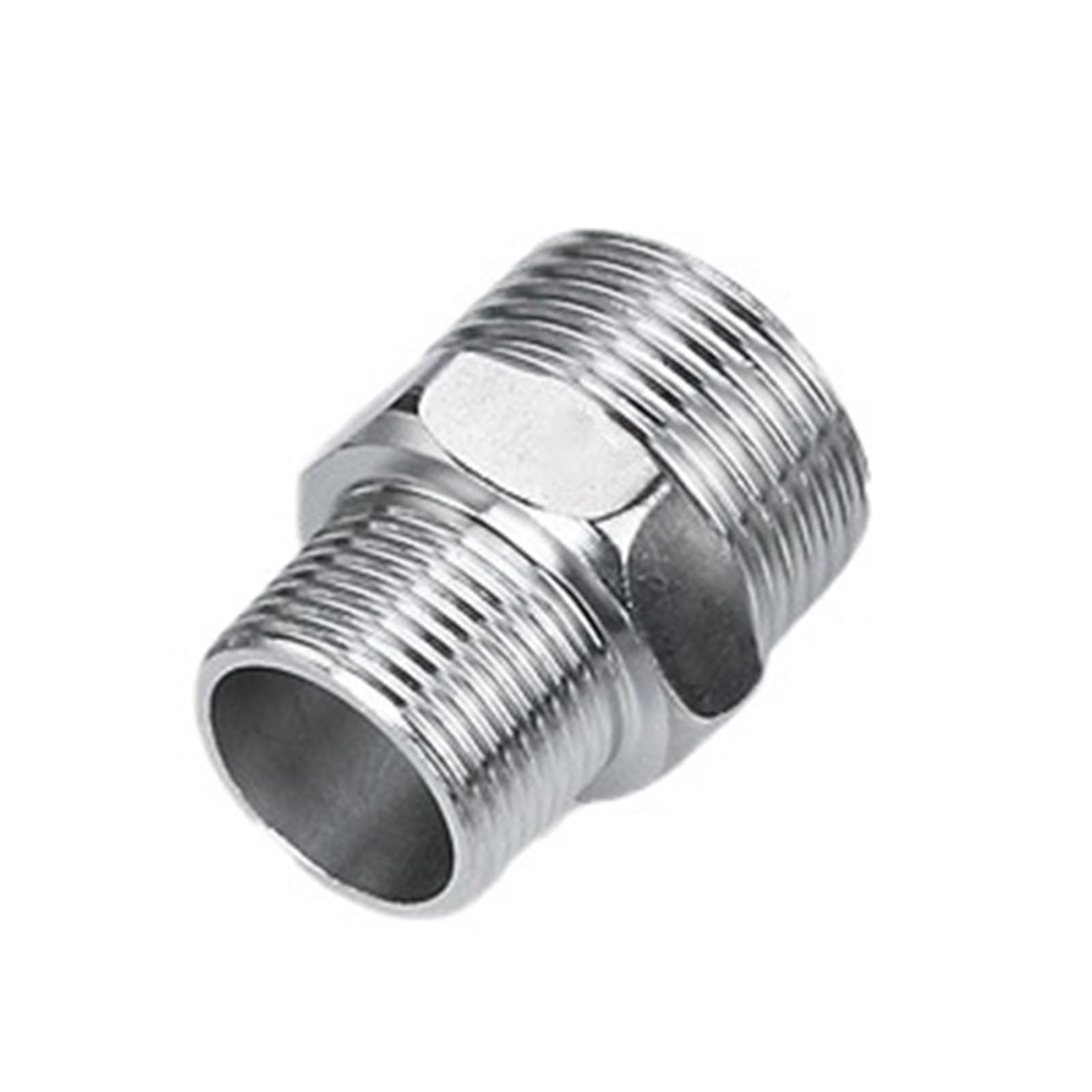 Accesorio de conversión de Acero Inoxidable, Accesorio Reductor de Acero Inoxidable, Rosca Macho de 1/4", 3/8", 1/2", 3/4", 1", acoplador rápido (6,50 Piezas BSP)