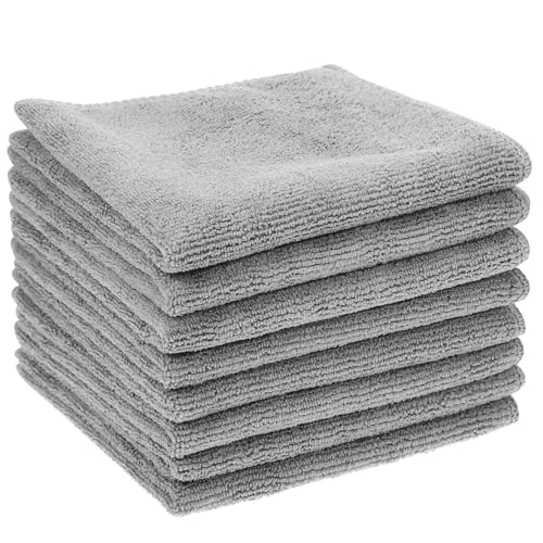 Ciieeo 8piezas Paños de Limpieza de Microfibra de Paños Coche Cocina Absorbentes y Reutilizables Limpieza del Hogar Vehículos
