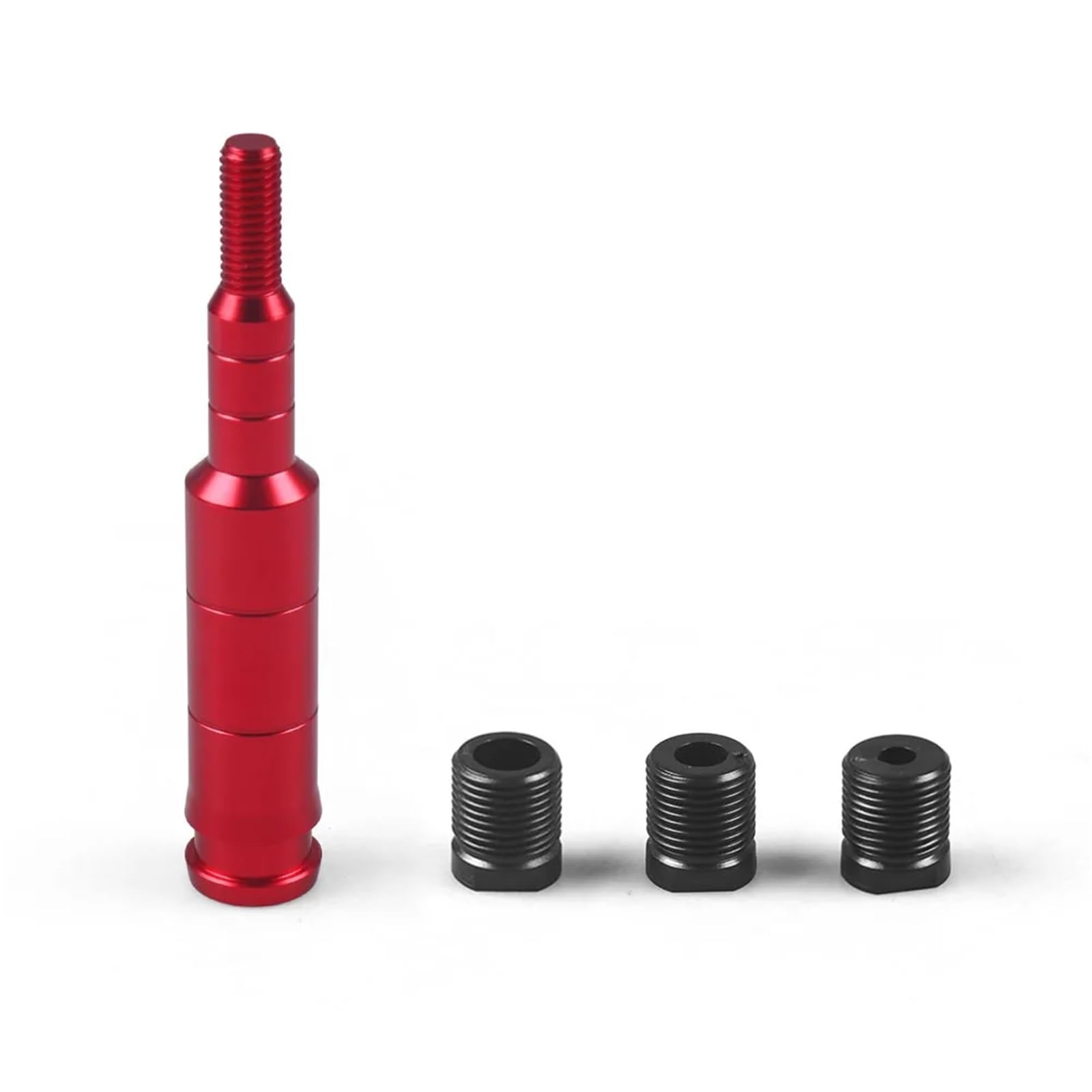 EGUIAS Transmission Cable M10x1.5 Shift Knob Extender Extension Adjustable Lever Gear Shifter Fit for Acura Transmission Gear Shift Cable(Red)