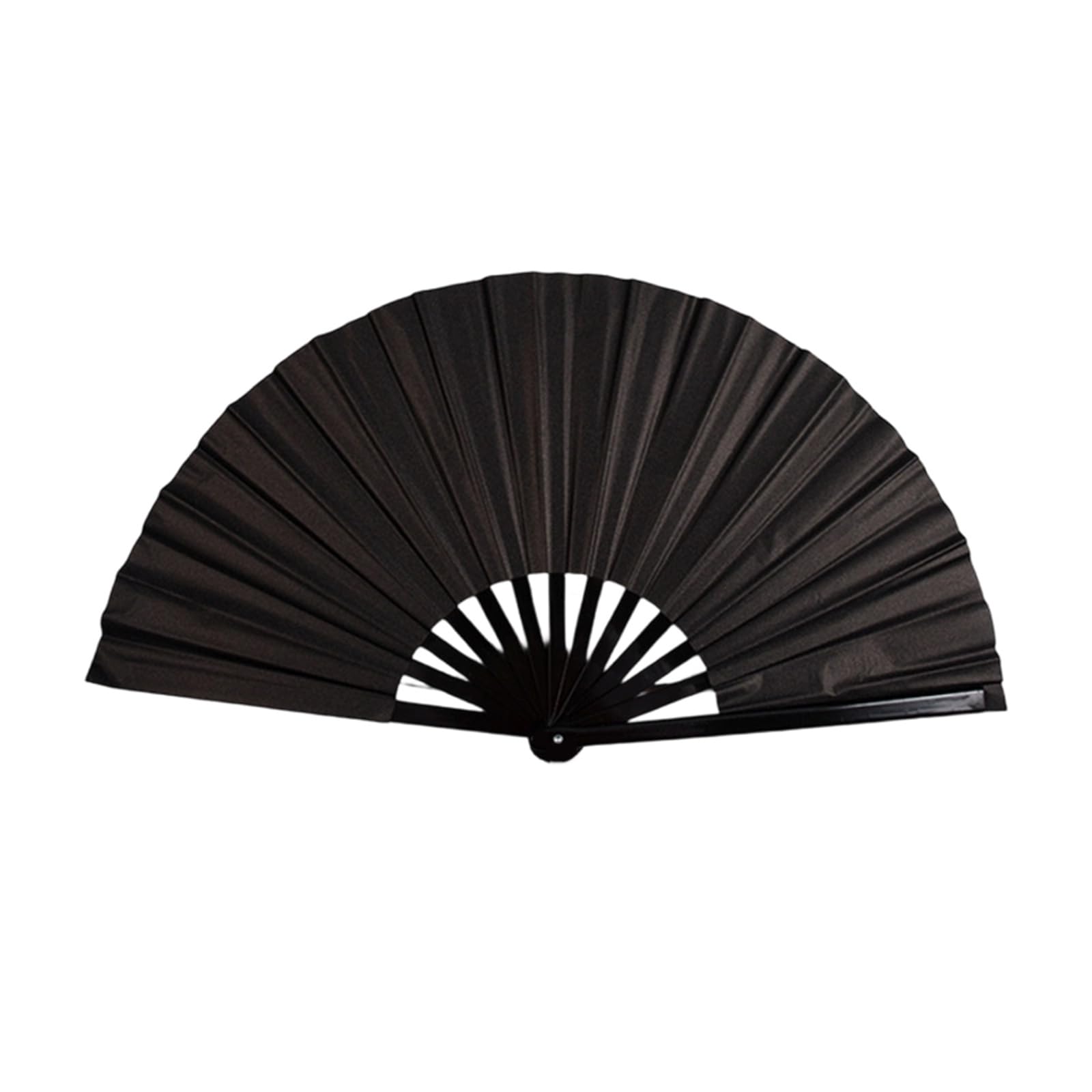 HDOYTXXM 10 Inch Size Fan for Various Occasion PVC Generating Sound Reflective Silver Backing Effect Fan
