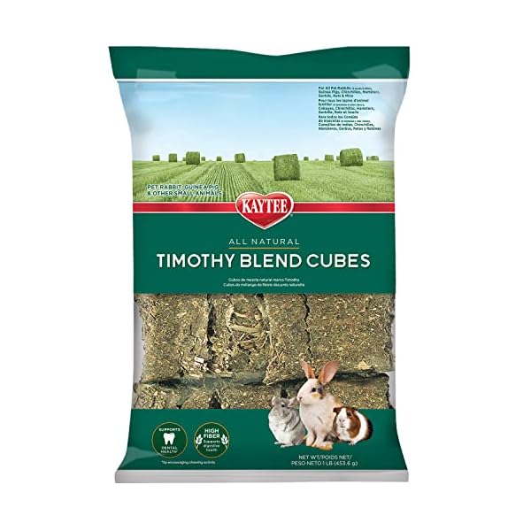 Kaytee timothy hay blend cubes 1 pound