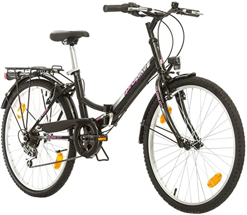 Multibrand Distribution Probike Folding City 24 Zoll Klapprad Faltrad 6...