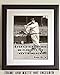 Babe Ruth Every Strike Quote 11x14 Unframed Print – Vintage Baseball Wall Art for Home Office or Game Room, Inspirational Sports Decor and Gift for Fans, Classic Baseball Illustration