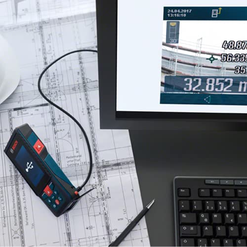 Trena Laser Bosch GLM 120 C alcance 120m com Bluetooth