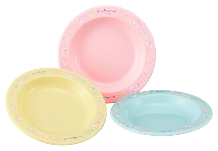 すみっコぐらし 食器セット Amazon｜OSK 子供食器 小皿 すみっコぐらし 3枚セット [直径約