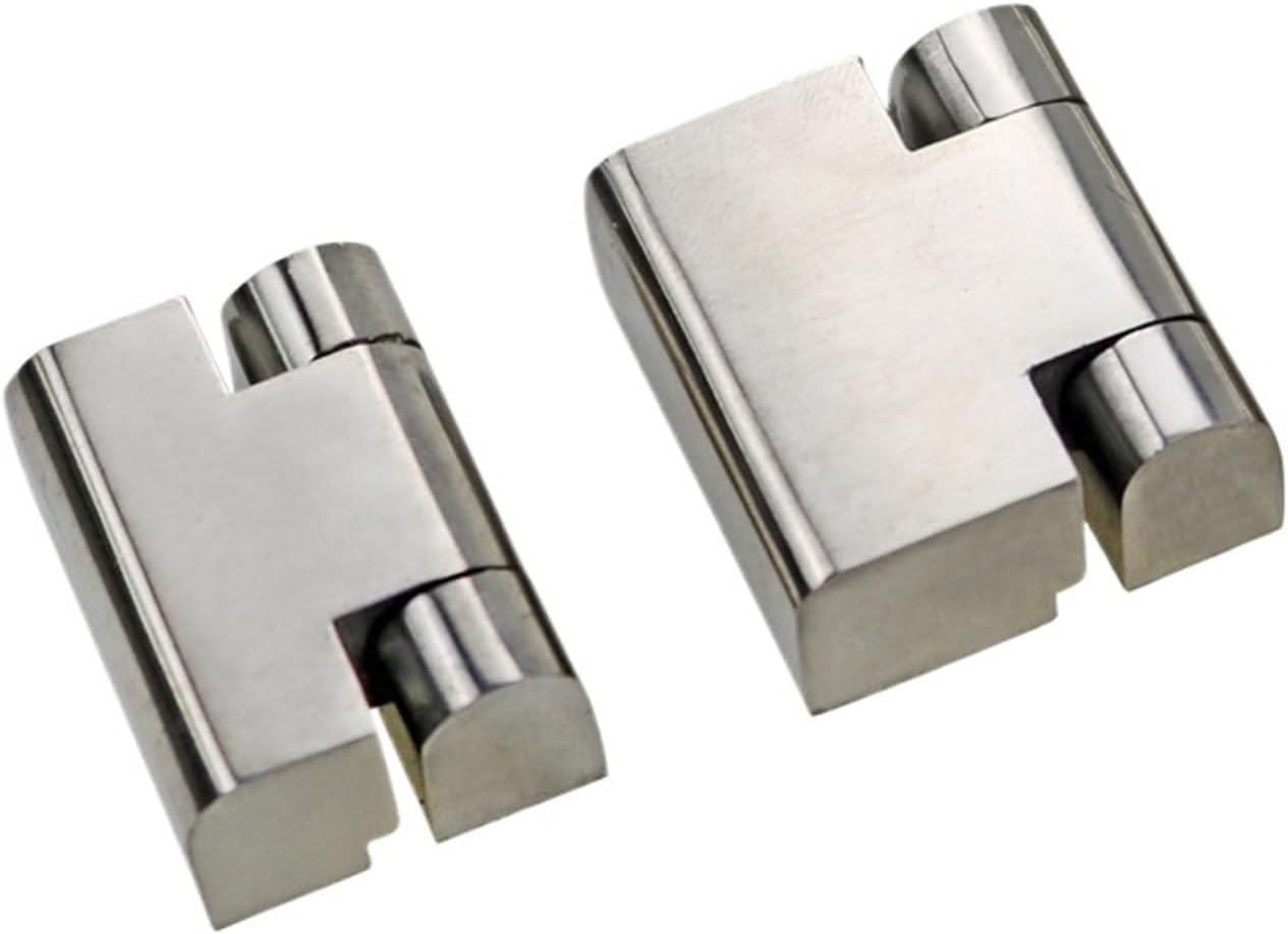 1pc 304 Stainless Steel Heavy Hinge Distribution Box Door Hinge Equipment Box Industrial Hinge(Medium)