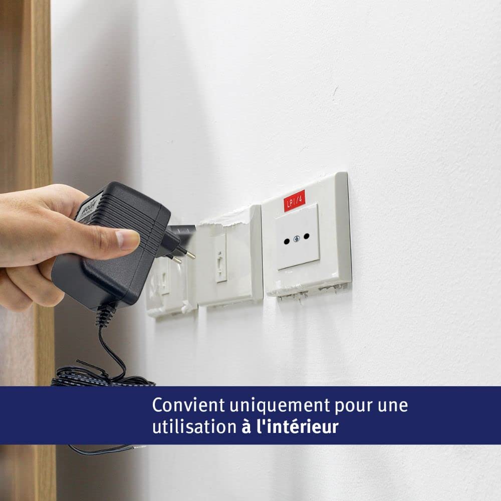 Transformateur 220V à 24V 1.8m pour Programmateur d'Arrosage de Jardin