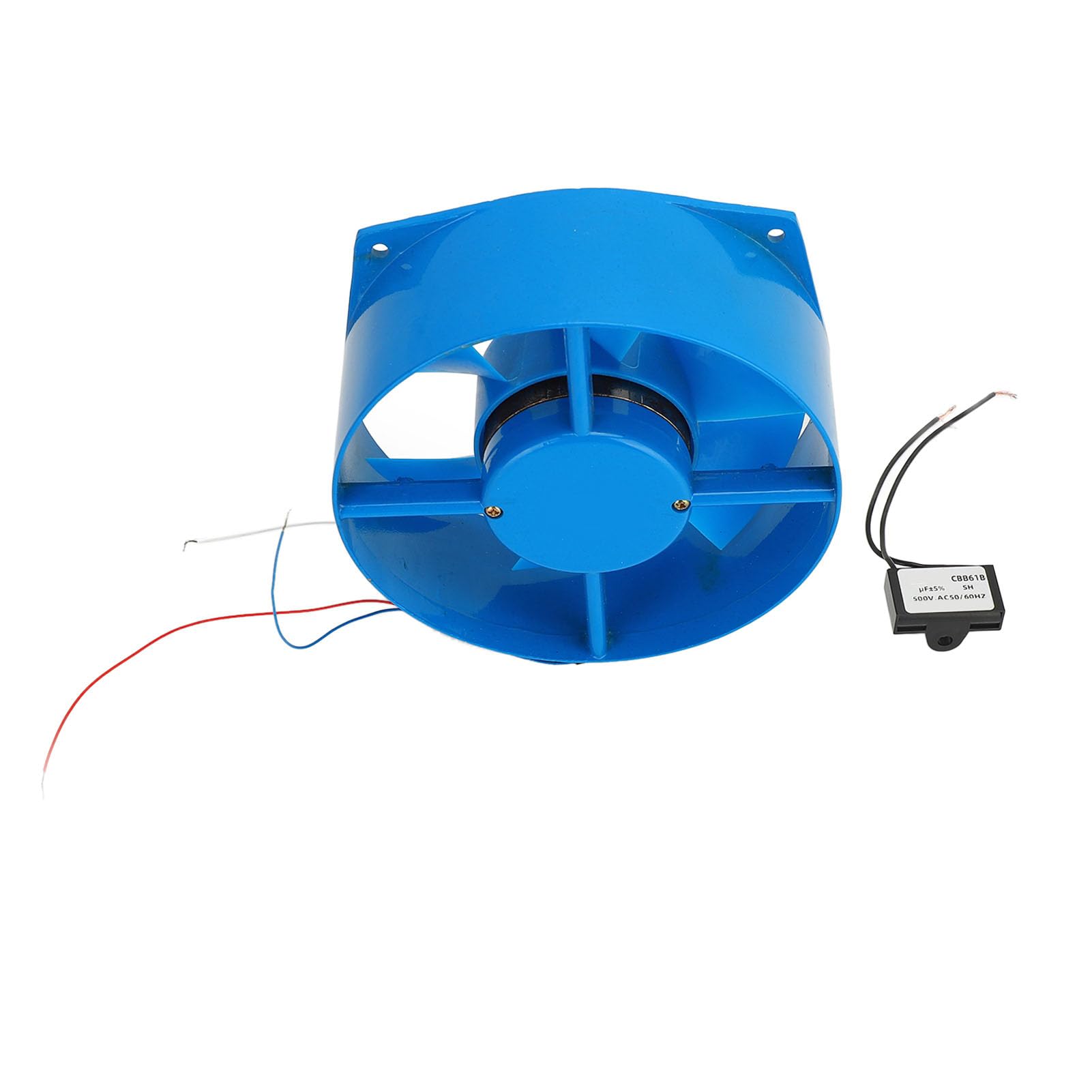 Chrees Ventilador de Flujo Axial Aleación de Aluminio 6 Pulgadas 2500 Tr/min 5.5 M³/min para Equipos de Gabinetes de Servidores 220 V